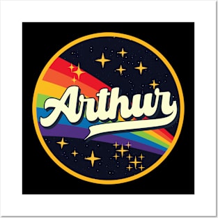 Arthur // Rainbow In Space Vintage Style Posters and Art